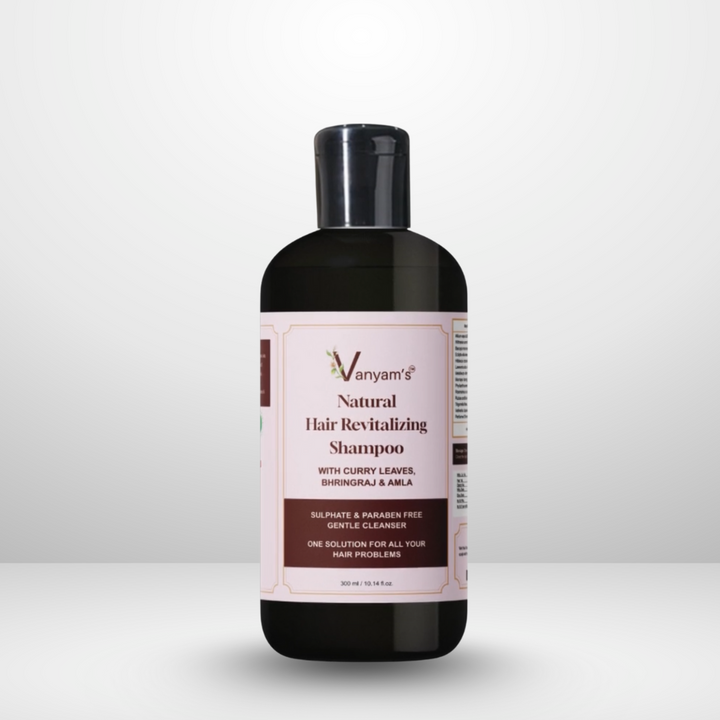 Vanyam Natural Hair Revitalizing Shampoo | Ayurvedic Hair Fall Control & Gentle Cleanse