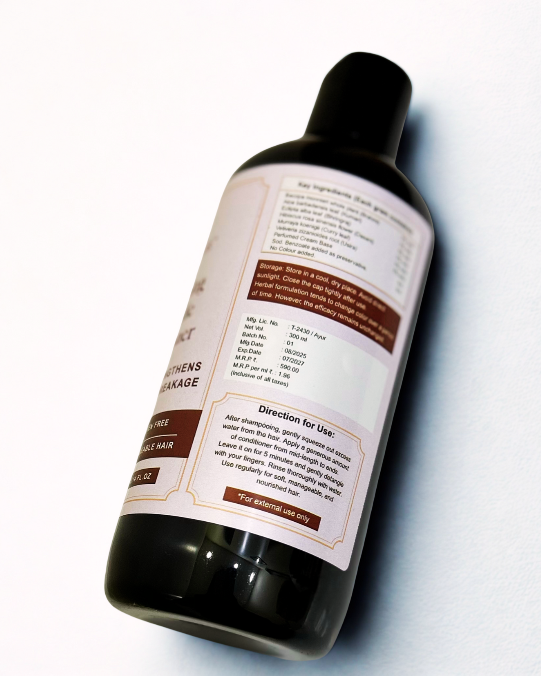 Vanyam Ayurvedic Conditioner | Frizz-Free Smoothness & Deep Hydration | 300ml