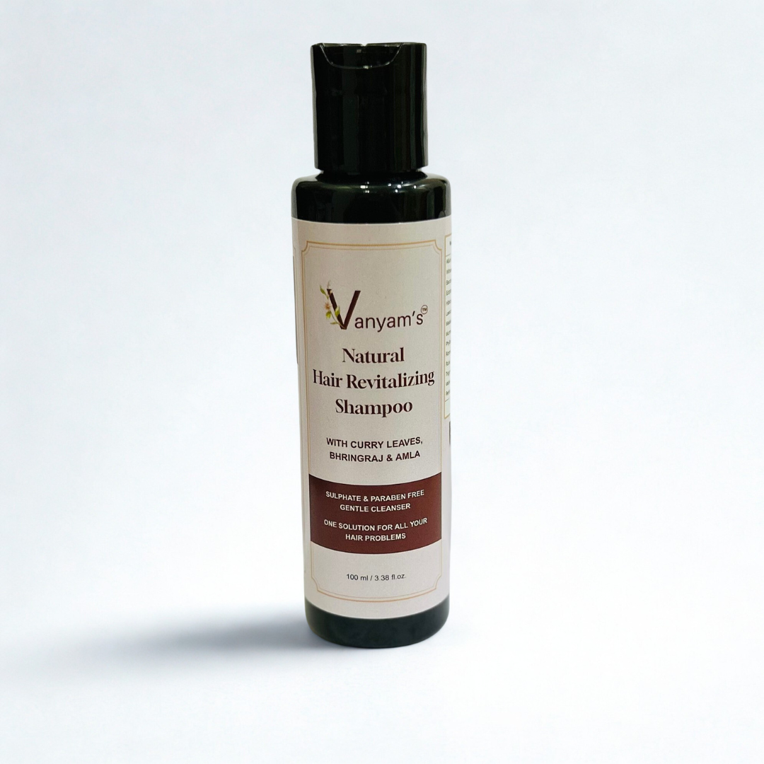 Vanyam Natural Hair Revitalizing Shampoo | Ayurvedic Hair Fall Control & Gentle Cleanse