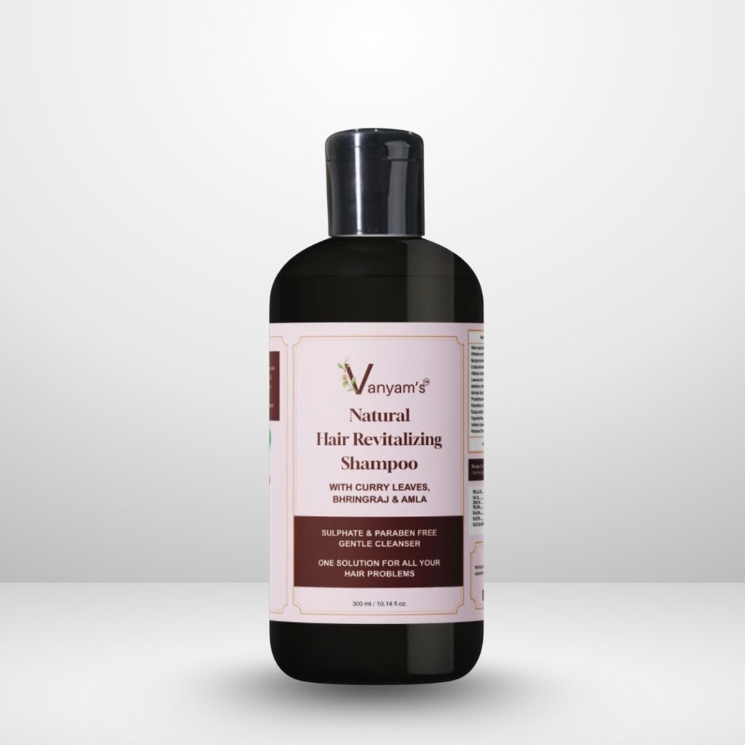 Vanyam Natural Hair Revitalizing Shampoo | Ayurvedic Hair Fall Control & Gentle Cleanse